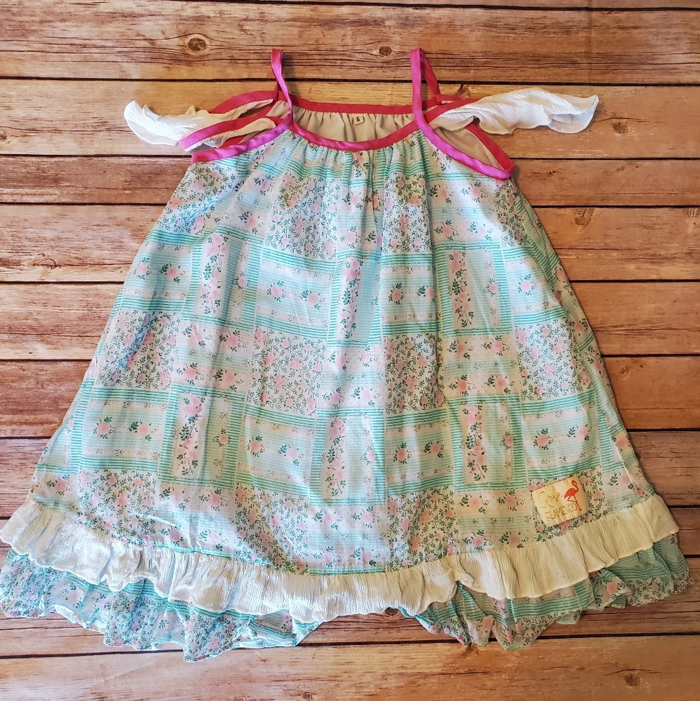 Rosa Flamenco Twirl Dress